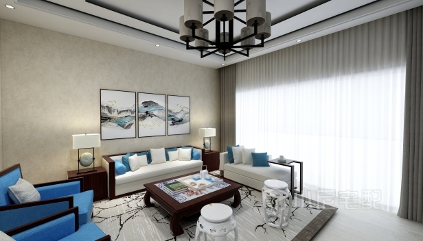 72.64㎡/兩室兩廳一衛(wèi)/中式