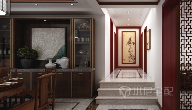 130㎡/三室一廳兩衛(wèi)/中式