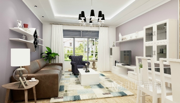 130㎡/三室一廳兩衛(wèi)/簡約