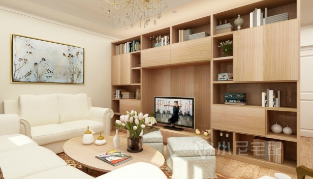 130㎡/三室一廳兩衛(wèi)/簡約