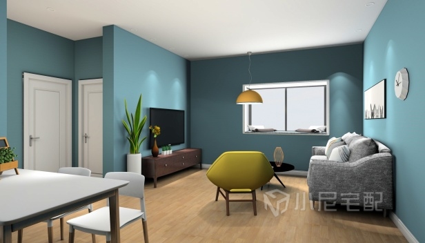 62.66㎡/兩室一廳一衛(wèi)/簡(jiǎn)約