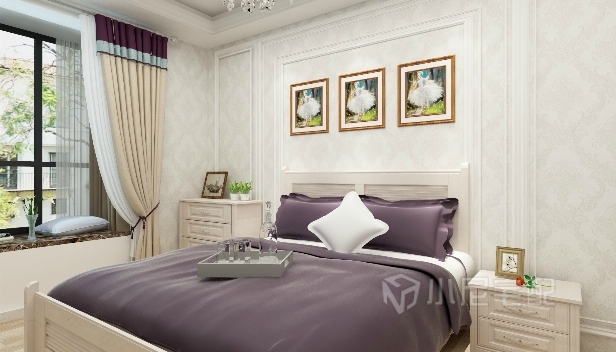 90㎡/三室一廳一衛(wèi)/歐式