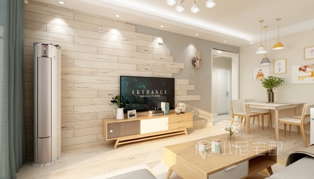 95㎡/三室兩廳一衛(wèi)/簡約