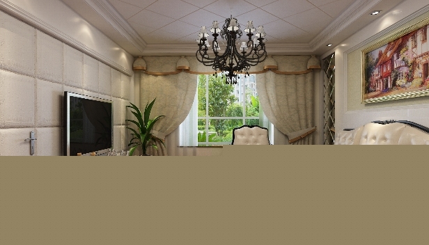 87.36㎡/三室兩廳兩衛(wèi)/歐式