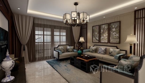 130㎡/四室兩廳兩衛(wèi)/中式