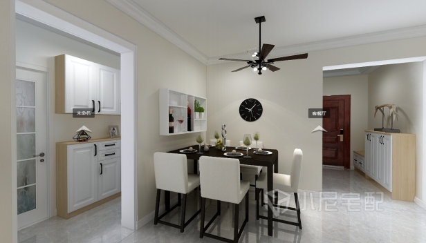 120㎡/三室一廳一衛(wèi)/現(xiàn)代