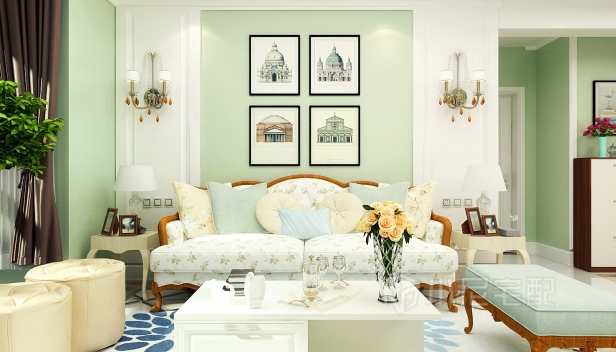 130㎡/三室兩廳一衛(wèi)/田園