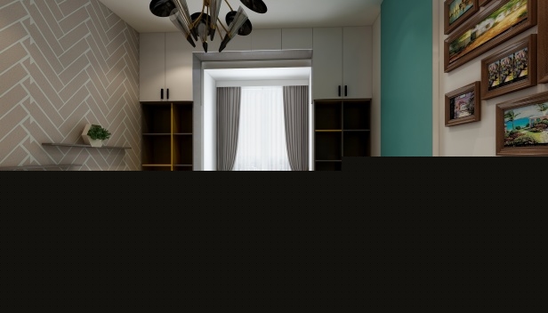 90㎡/兩室兩廳一衛(wèi)/現(xiàn)代