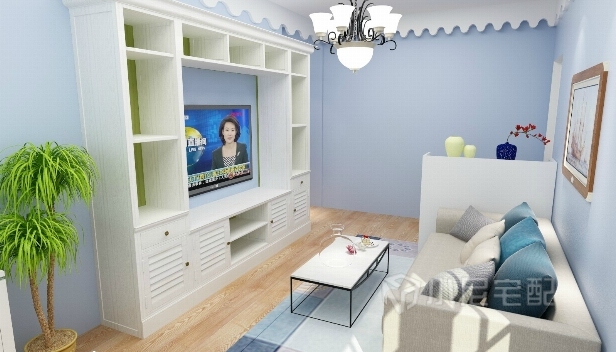 88㎡/兩室兩廳一衛(wèi)/地中海