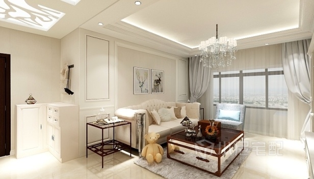 135㎡/兩室一廳一衛(wèi)/簡約