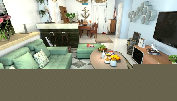 77㎡/兩室兩廳一衛(wèi)/現(xiàn)代