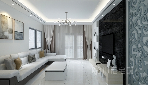 140㎡/三室兩廳兩衛(wèi)/現(xiàn)代