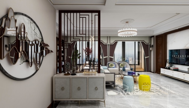 120㎡/四室一廳兩衛(wèi)/中式