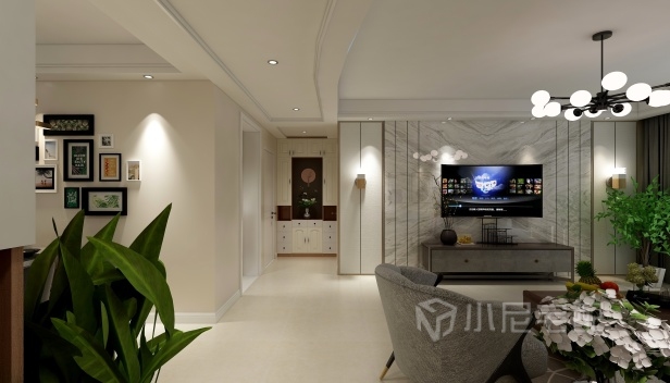 150㎡/三室兩廳兩衛(wèi)/現(xiàn)代