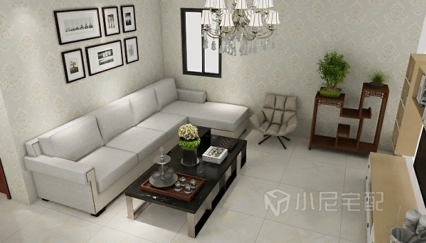 65.62㎡/兩室一廳一衛(wèi)/簡約