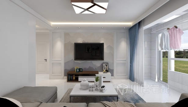 96㎡/兩室一廳一衛(wèi)/現(xiàn)代