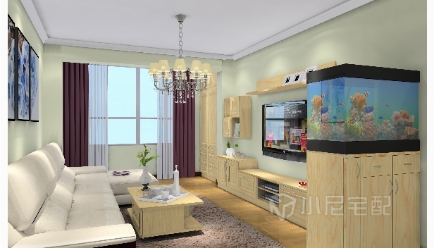 89㎡/兩室兩廳一衛(wèi)/簡約