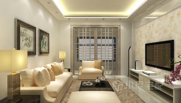 119㎡/兩室兩廳一衛(wèi)/現(xiàn)代