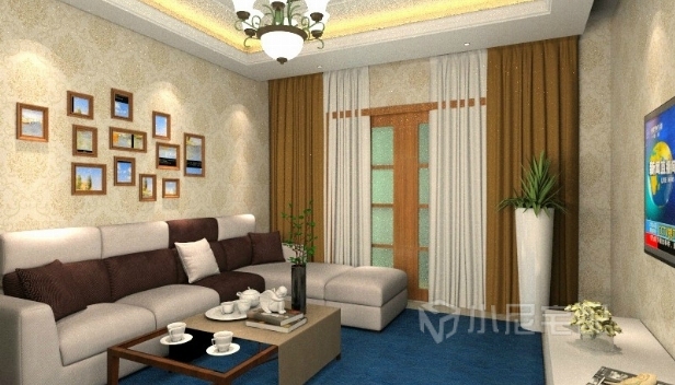 75㎡/兩室兩廳一衛(wèi)/混搭