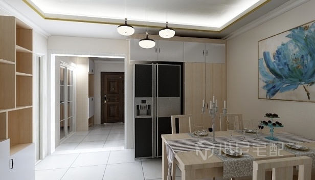 90㎡/兩室一廳一衛(wèi)/簡約