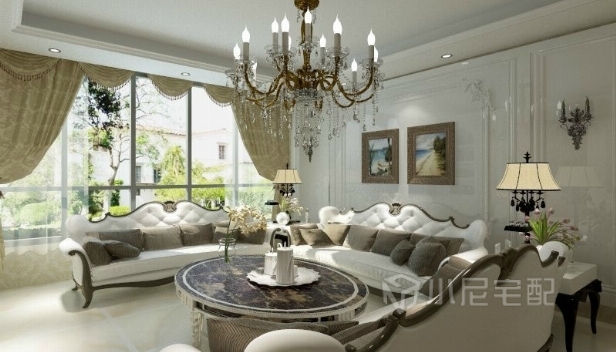 135㎡/三室一廳一衛(wèi)/歐式