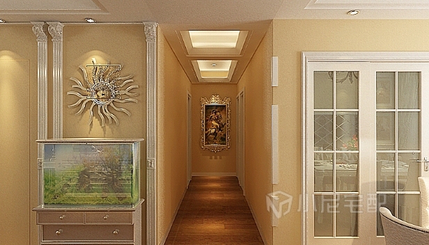 128㎡/三室兩廳兩衛(wèi)/歐式