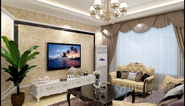 135㎡/三室兩廳兩衛(wèi)/混搭