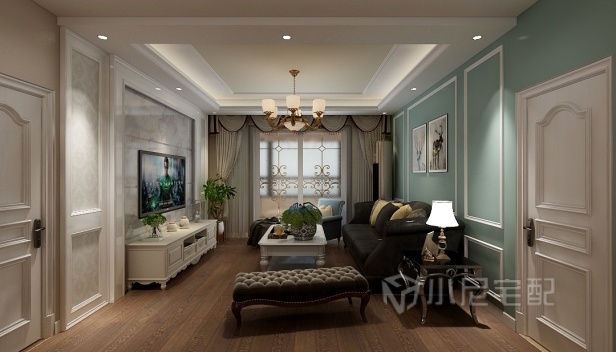 140㎡/三室兩廳兩衛(wèi)/美式