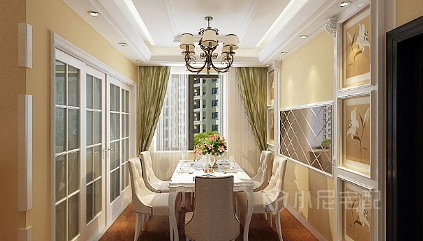 128㎡/三室兩廳兩衛(wèi)/歐式