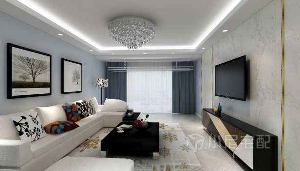 120㎡/三室一廳一衛(wèi)/現(xiàn)代